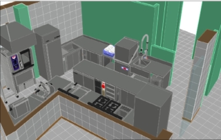 cucina professonale completa